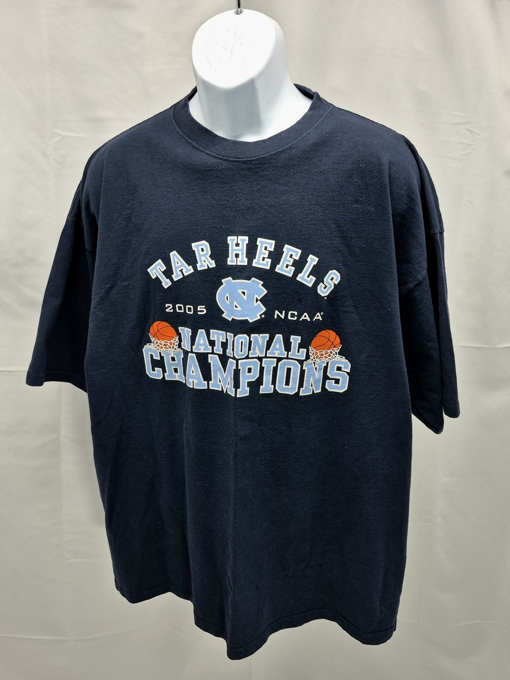 NWOT The Cotton Exchange UNC Tar Heels 2005 National Champions Tee 3XL VNTG Rare
